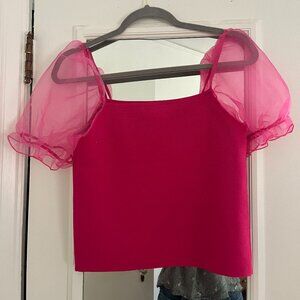 House of Harlow 1960 Pink Shirt
